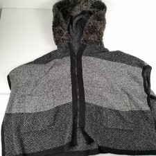 Zara knit poncho for sale  WORTHING