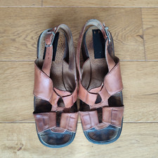 Leder sandalen . gebraucht kaufen  München