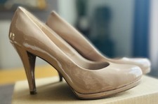 Elegant nude leather for sale  PRESTON