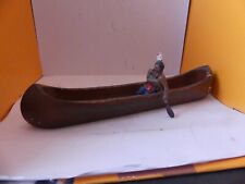 Figurine canoe bois d'occasion  Villemomble