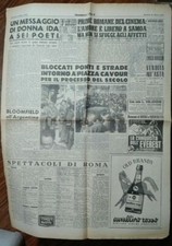 Marzo 1954 roma usato  Italia