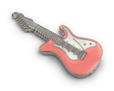 Guitarra Instrumentos Musicales Eléctrica Plata Rosa Brillante Estrás Funny USB segunda mano  Embacar hacia Argentina