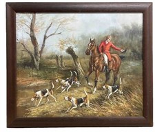 Oil canvas hunting for sale  BURFORD
