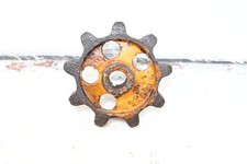 Industrial amarelo vintage. Engrenagem de roda de ferro industrial salvamento 5,25" 15A6922 #2 comprar usado  Enviando para Brazil