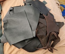 Leather offcuts approx for sale  BURNTWOOD