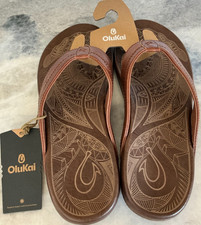 NOVO $ 140.00 Sandálias Masculinas de Couro Olukai Hiapo Tamanho 9 comprar usado  Enviando para Brazil