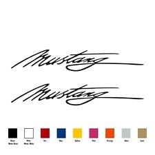 2pcs mustang script for sale  Los Angeles