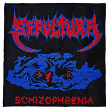 SEPULTURA SCHIZOFRENIA OLHOS BORDA QUADRADA ADESIVO BORDADO comprar usado  Enviando para Brazil