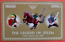 Usado, The Legends Of Zelda Nintendo eshop cartão pré-pago 2000 bandai japonês F/S comprar usado  Enviando para Brazil