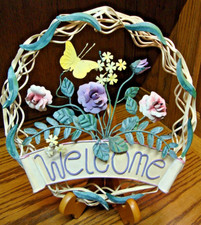 Vtg welcome wreath for sale  Lebanon