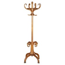 ENORME CASACO GIRATÓRIO DE MADEIRA CURVADA E CACHECOL POR VOLTA DE 1900 THONET RACK DE CHÃO comprar usado  Enviando para Brazil