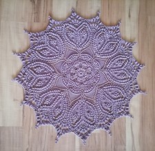 Toalha de mesa redonda de crochê feita à mão, efeito volume 52cm20,5 polegadas comprar usado  Enviando para Brazil