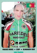 CYCLISME carte cycliste LUIS SANTOS  équipe PAREDES MOVEL 1999 comprar usado  Enviando para Brazil