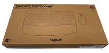 Teclado combo Logitech Wave Keys MK670 sem fio com mouse NOVO caixa aberta comprar usado  Enviando para Brazil