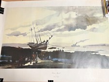 Schooner aground print for sale  Buffalo