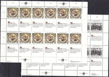 Usado, UNO Wien 1989 Mi. 96-97  "Menschenrechte I" im Kleinbogen postfrisch comprar usado  Enviando para Brazil