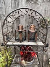 Copper lanterns candle for sale  DUNSTABLE