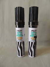 Usado, Pilot 2 marcadores super coloridos Wide Broad SCA-6600 preto sem xileno comprar usado  Enviando para Brazil