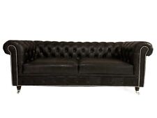 Chesterfield Design Luksusowa tapicerowana sofa Kanapa 3-osobowa Prawdziwa na sprzedaż  PL