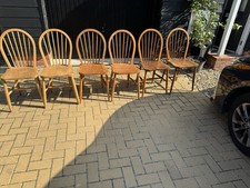 Six ercol utility for sale  WYMONDHAM