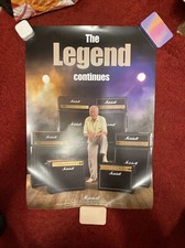 Marshall Amplifier  Promo Poster 2006 - Jim Marshall The Legend Continues, usado comprar usado Marshall Amplifier  Promo Poster 2006 - Jim Marshall The Legend Continues, usado comprar usado  Enviando para Brazil