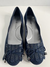 Sapatilhas de balé KAREN SCOTT ANABELA CAMURÇA STRASS/azul tamanho 8,5 M comprar usado  Enviando para Brazil