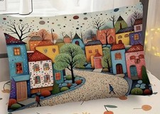 Plush rectangular cushion for sale  OLDHAM