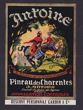 Ancienne étiquette alcool d'occasion  France