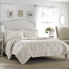 Gray amberley quilt for sale  USA