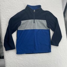 Moletom The Children's Place azul/cinza/preto masculino juvenil tamanho 7/8 1/4 com zíper comprar usado  Enviando para Brazil