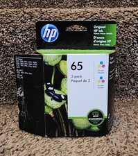  Cartuchos de tinta genuínos HP 65 cores 2PK, Deskjet 3700 comprar usado  Enviando para Brazil