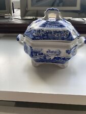 blue spode tureen for sale  BOLTON