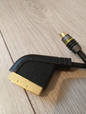 Scart component gold for sale  BURY