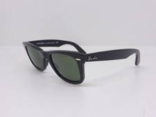 Ray-Ban Wayfarer RB 2140 901 47 Black w/Green G15 lens Ray Ban comprar usado  Enviando para Brazil