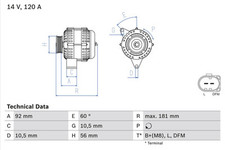 Bosch lichtmaschine generator gebraucht kaufen  Oberlungwitz