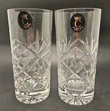 Crystal glass tall for sale  LOWESTOFT