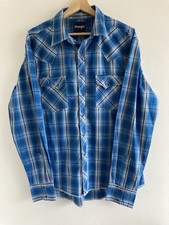 Wrangler blue checked for sale  HATFIELD
