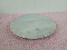 Mesa giratória vintage redonda de mármore Lazy Susan 12 pol. comprar usado  Enviando para Brazil