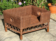 Oka rattan wooden for sale  ASCOT