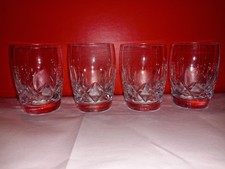 Four stuart crystal for sale  COULSDON