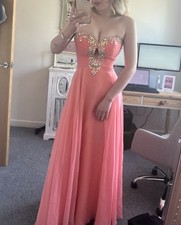 Coral pink prom for sale  SHANKLIN