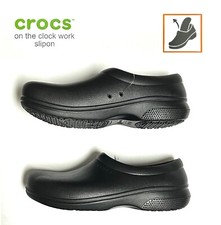 Crocs On The Clock Sapatos de Trabalho Resistentes ao Deslizamento Masculino 9 / Feminino 11 Preto comprar usado Crocs On The Clock Sapatos de Trabalho Resistentes ao Deslizamento Masculino 9 / Feminino 11 Preto comprar usado  Enviando para Brazil