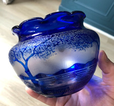 Beau vase verre d'occasion  Ham