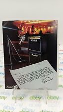 1983 Vintage Marshall JCM 800 amp anúncio amplificador publicitário comprar usado  Enviando para Brazil