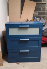 Blue drawer brimnes for sale  Evanston