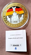 Medaille deutschland einigkeit gebraucht kaufen  Dinkelsbühl