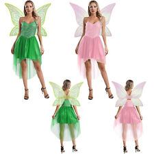 Vestido Feminino com Asas de Borboleta Vestidos Flutuantes Vestido de Baile Verde Fada de Férias comprar usado  Enviando para Brazil