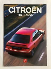 Folheto de vendas de carros Citroen AX ZX Xantia XM Synergie Range impresso 1995 comprar usado  Enviando para Brazil