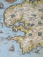 Ancienne carte geographique d'occasion  Vannes