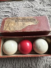 Crystalate billiard balls for sale  BURNLEY